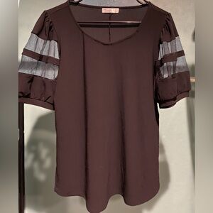 89th + Madison Black Blouse | Medium